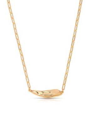 Ettika Metallic Flow Pendant Necklace in Gold at Nordstrom Rack