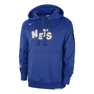 Nike X Kaws X Brooklyn Nets City Edition Hoodie Blue FB4441-495