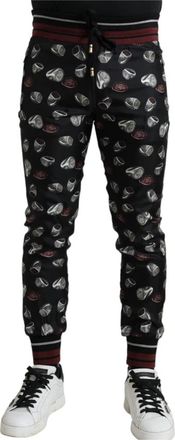 Dolce & Gabbana Trainingsbroeken - Heren - Sweatpants - Veelkleurig - L - Broeken