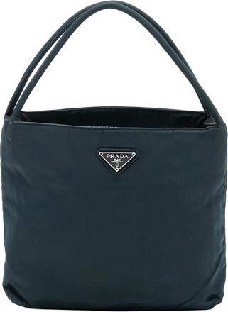 Prada Borsa tote in tessuto 2000-2012 - Verde