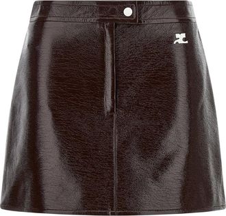 Courr&egrave;ges Mujer, Faldas, Marr&oacute;n, Talla: XS