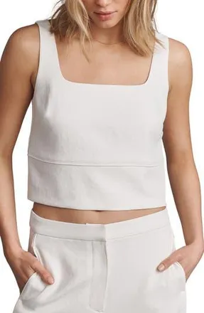 Rhone Horizon Crop Tank in Snow White at Nordstrom Rack, Size X-Large