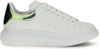 Alexander McQueen White Color Block Sneakers