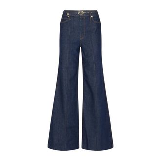 Zimmermann Flare Jeans, female, Blue, W26, Wide Leg Jean Trousers