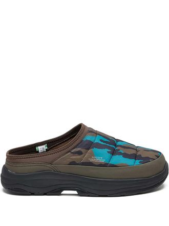 Suicoke Pepper slippers - men - Fabric/Fabric/Rubber - 11 - Brown