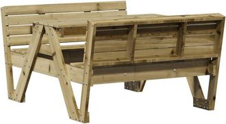 vidaXL Vidaxl - Mesa De P&iacute;cnic Para Ni&ntilde;os Madera Pino Impregnada 88x122x58 Cm