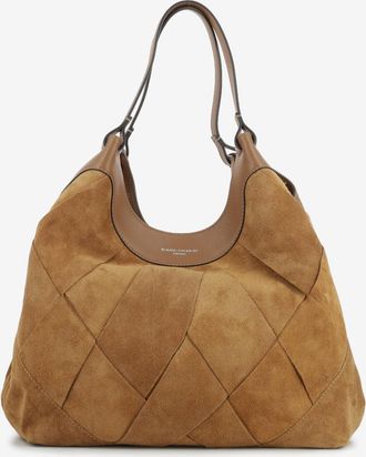 Gianni Chiarini Borsa in suede Dua caramel