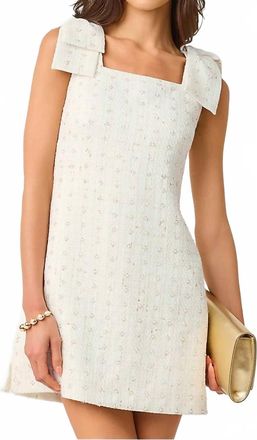 Lilly Pulitzer Anders Skirted Shift Romper In Resort White - Flower Pearl