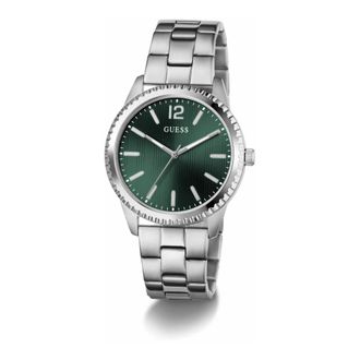 Guess Gw1062G1 Horloge - Heren - Accessoires - Groen - Maat: ONE Size