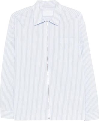 Prada Striped Zip Shirt