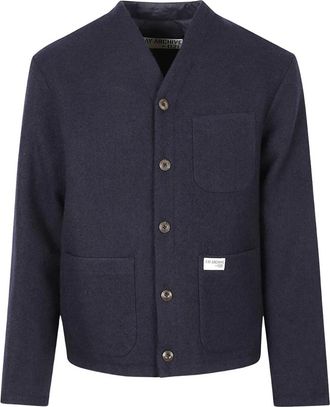 Fay Dual Gear Cardigan Jacket Archive - Heren - Vesten - Blauw - M - Truien & Vesten