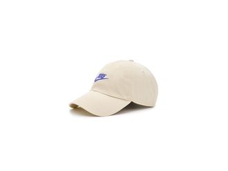 Nike Club Unstructured Futura Wash Cap Baseball Caps Light Khaki/Sapphire : MD/LG, Cotton
