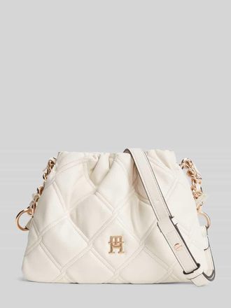 Tommy Hilfiger Umh&auml;ngetasche mit Logo-Details in Offwhite, Gr&ouml;&szlig;e 1