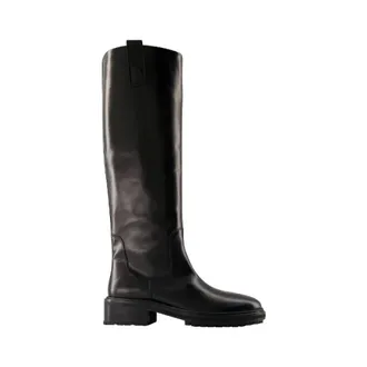 Aeyde Schoenen, Dames, Zwart, 38 EU, Leer, Leather boots