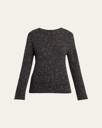 The Row Maira Speckled Cashmere Sweater