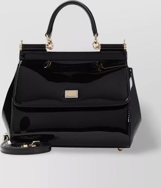 Dolce & Gabbana structured top handle shoulder bag