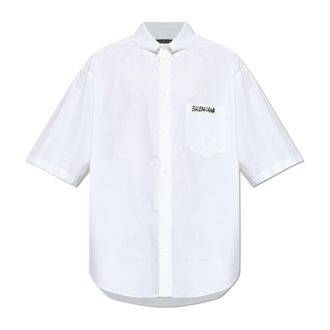Balenciaga Short-sleeve shirt - male - Balenciaga - Short Sleeve Shirts - White - S - Shirts
