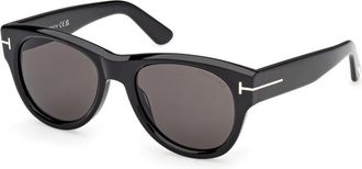 Tom Ford Ft 1305 01A Zonnebrillen - Heren - Zonnebrillen - Zwart - 52 MM - Accessoires