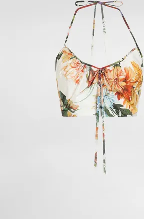 Dolce & Gabbana Flower-print Poplin Top - Woman Shirts And Tops Print 38