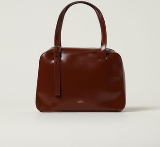 A.P.C. Borsa Virginie Box A. P.C. in pelle spazzolata