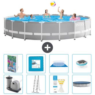 Intex Piscina Prism Frame Redonda - 610x132 Cm - 9-piezas S674