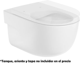 Roca Roca - Taza Suspendida Rimless Con Salida Horizontal Meridian