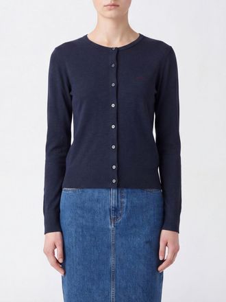 A.P.C. A. P.C. Cardigan slim fit in cotone biologico con scollo a girocollo