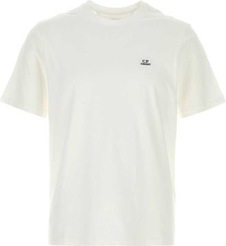 C.P. Company White Cotton T Shirt