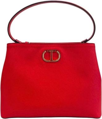 Twinset Polyethyleen Schoudertas - Dames - Handtassen - Rood - ONE Size - Tassen