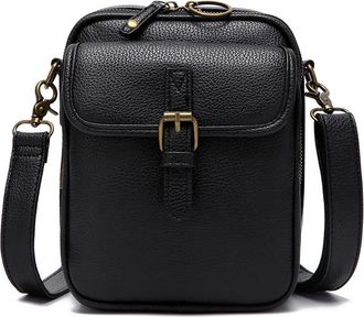 Generic Shoulder Bag Vintage Anti-Theft Messengers Bag for Women Men (A)