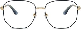 Dolce & Gabbana Eyewear Bril met geometrisch montuur - Goud