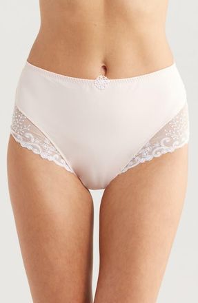 Simone P&eacute;r&egrave;le Delice Retro Briefs in Blush at Nordstrom, Size 2