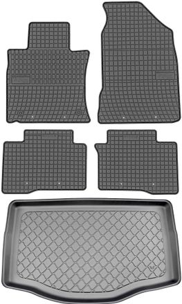 OEM Juego De Alfombrillas De Goma Para Coche Y Alfombrilla Para Maletero Para Ssangyong Tivoli Crossover (de Marzo De 2015 A 2018)