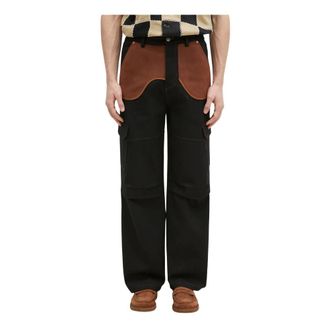 Andersson Bell Pantalones Cargo de Denim de Doble Cara - Jeans - Hombre - Negro - L