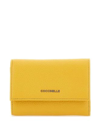 Coccinelle Metallic Soft wallet - Yellow