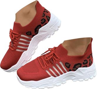 Generic Womens Orthopedic Trainers Running Shoes,Platform Wedges Running Shoes Athletic Sports Lightweight Non Slip Tennis Knit Mesh Breathable Sneakers Ladie