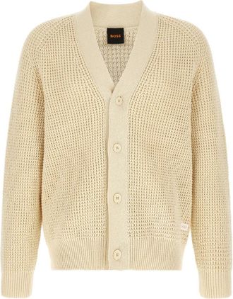 HUGO BOSS Hombre, Jerseys, Beige, Talla: XL