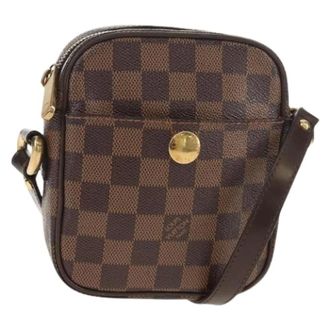 Louis Vuitton Pre-owned Cross Body Bags, female, Brown, Size: ONE SIZE Pre-owned Damier Ebene Shoulder Bag