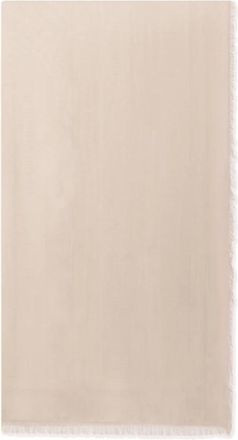 Elisabetta Franchi Accessoires, Dames, Beige, ONE Size, Jacquard Foulard met strepen