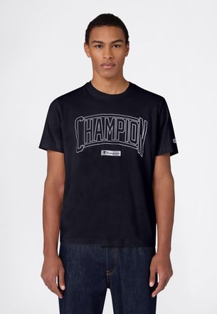 Champion T-Shirt CHAMPION COLLEGE Relax Fit Crewneck T-Shirt, Herren, Gr. XXL, nbk, Obermaterial: 100% Baumwolle, normal, Rundhals, Shirts T-Shirt, f&uuml;r sportli