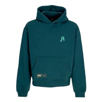 Dolly Noire Hoodies & sweatvesten, Heren, Groen, M, Katoen, Groene capuchontrui Thresh Hoodie