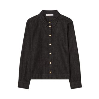 Busnel Poppy Shirt - Dames - Overhemden - Zwart - XS - Katoen - Overhemden