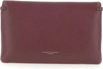 Gianni Chiarini Hermy Clutch - Dames - Clutches - Rood - ONE Size - Leer - Tassen