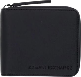 A|X Armani Exchange Portemonnee met rits - Heren - Portefeuilles - Zwart - ONE Size - Accessoires
