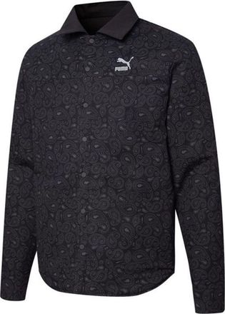 Puma Paisley Woven Reversible Shacke Shirt Black 534972-01