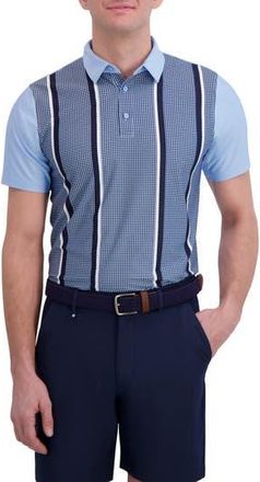 Ben Sherman Geo Vertical Tech Jersey Golf Polo in Light Blue at Nordstrom Rack, Size Xx-Large