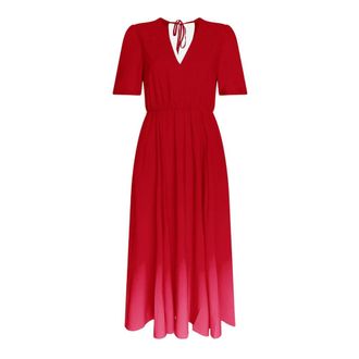 Twinset Midi Dresses, female, Red, Size: XS Dresses
