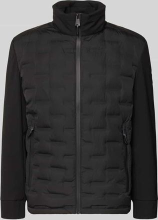 Strellson Regular Fit Steppjacke mit Stehkragen Modell AVIO FLEX 2.0 in Black, Größe 48