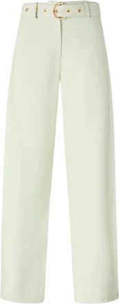 Pinko Lexy Pantalone Frisottino - Dames - Broeken - Groen - L - Broeken
