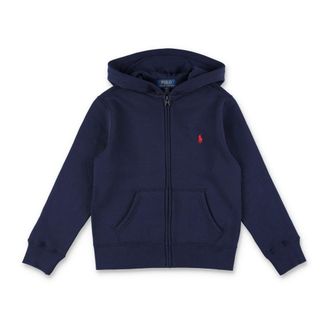 Polo Ralph Lauren Zip Fleece - male - Polo Ralph Lauren - Kids Sweatshirts - Blue - S - Kids